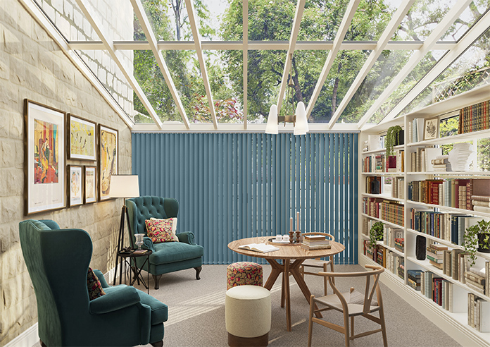 Orion (Blackout), Stone Blue - Vertical Blind - Image 8